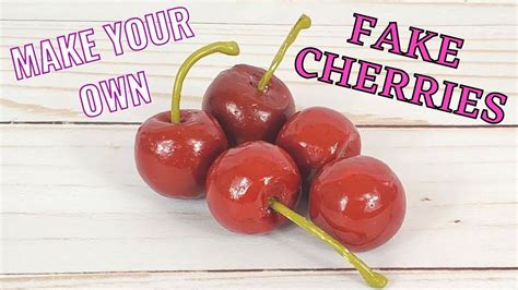 how fake cherries are made